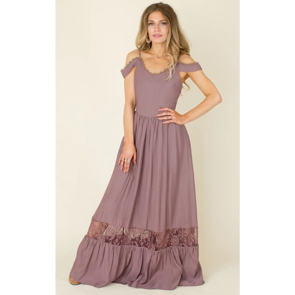 Mia Joy CORAL DRESS IN ORCHID